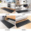 Kitchen Mat Cushioned Anti-Fatigue 17.3" x 60" Black 6