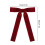 Red Velvet Christmas Tree Ornaments with Bow, 12 Pcs 3