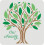 Family Tree Stencil Reusable Plastic 11.8x11.8 Inch 1