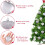 Heart Ornaments Red Pink Silver Glitter 12 Pcs 6