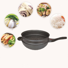 Supvox steam basket rack black kitchen steamer 1 set