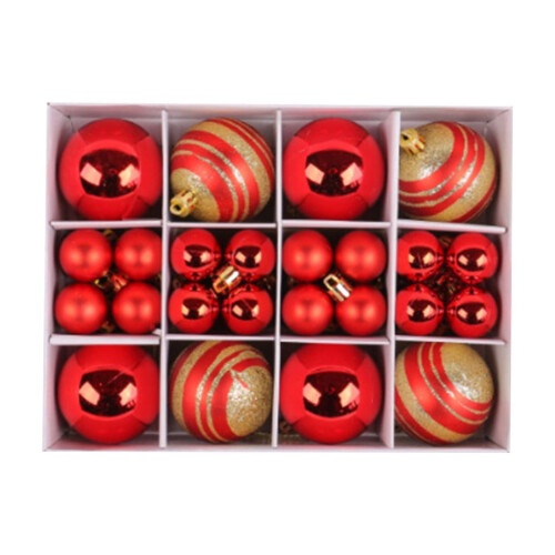 Mercury Glass Ornaments Holiday Decoration Set 1