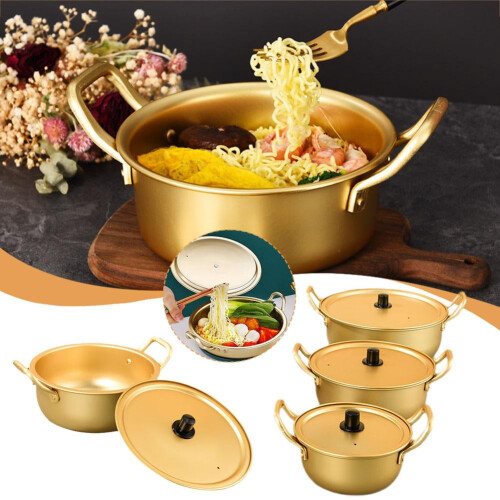 Gracefulvara 14cm16cm18cm Κορεατική κατσαρόλα Ramen Noodle Κορεατική κατσαρόλα αλουμινίου 2