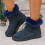 Women's Winter Snow Boots Navy Size 8.5 8