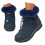 Women's Winter Snow Boots Navy Size 8.5 3