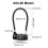 Digital Combination Gate Lock Cabinet Mini Keyless Padlock 2