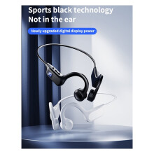 Earphones X7 Bone Conduction Air Conduction Wireless  Earphones Sports Digital Card Insertion Black