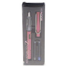 Kalligrafie-Füllfederhalter-Set, Geschenkidee, Schreibgerät mit Kolbenfüllung, 2 Tintenbeutel inklusive