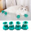 Kripyery4Pcs Καλύμματα Νυχιών Γάτας, Ταινία Συνδετήρα, Αντιρυτιδική, Εξαιρετική, 1
