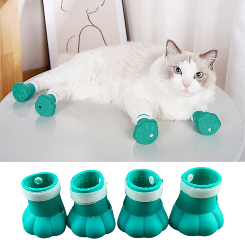 Kripyery4Pcs Καλύμματα Νυχιών Γάτας, Ταινία Συνδετήρα, Αντιρυτιδική, Εξαιρετική,