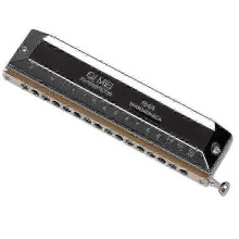 Professional Chromatic Harmonica 16 Hole 64 Tone Key of C Round Mouthpiece Mouth Organ compatible withHigh-End Percompatible withmers