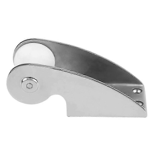 Bow anchor roller support, 316 stainless steel rubber roller compatible with fixed anchor
