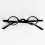 Round Reading Glasses Vintage Style +1.5 +2 7