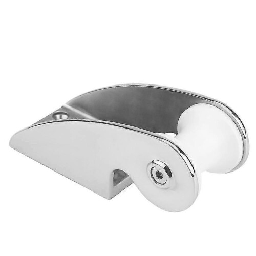 Bow anchor roller support, 316 stainless steel rubber roller compatible with fixed anchor 1