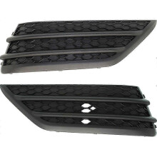Front Bumper Grille Left & Right Side compatible with Honda Pilot LX EX EX-L 2016-2018 71102TG7A00, 71107TG7A00