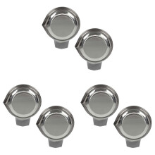 Weigh Boats Scale 6pcs Weighing Boats Stainless Steel Scale Tray Weighing Plate Lab Dish Containers Weight Tray