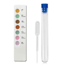 Comprehensive 7-in-1 Pool Water Test Kit Including pH GH CYA and Chlorine Levels with Precision PH Meter compatible withSwimming Pool Maintenance