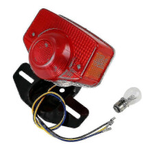 Motorcycle Brake Tail Light Assembly With Bulb compatible with Ct70 Ct90 Ct125 Xl70 Cl70 Cl90 Jialin