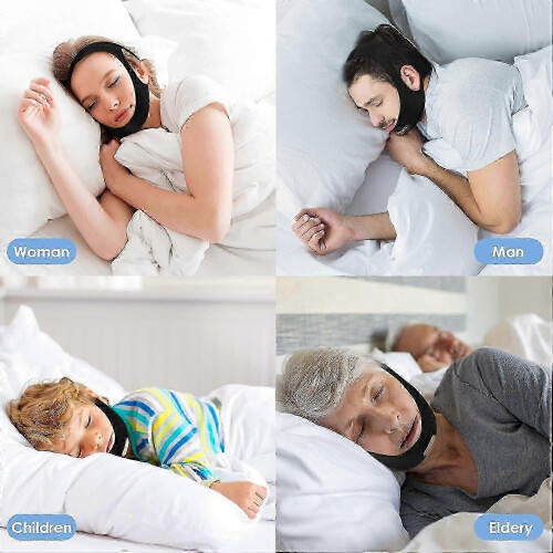 Anti Snoring Chin Strap compatible with CPAP Users,Adjustable and Breathable Chin Strap-Keep 2