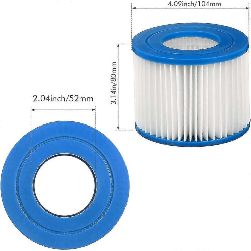 Hot Tub Filter, Bestway Filter Replacement 2 Pack Filters, Pool Filter Pool Tub Accessories 2