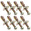 8 Sets Bed Frame Spare Parts Bed Frame Threaded Pin Nut Kit compatible with Bed Crib 1
