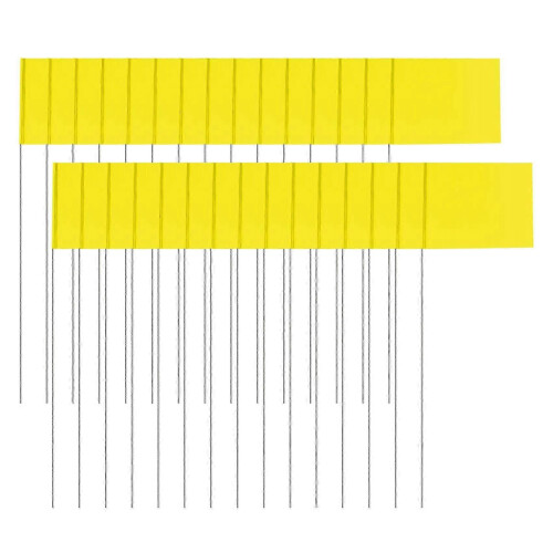Marking Flags Marker Flags compatible with Lawn 30 Pack, PVC Small Flags,Marking Flags Lawn Flags, Garden Flags 2