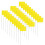 Marking Flags Marker Flags compatible with Lawn 30 Pack, PVC Small Flags,Marking Flags Lawn Flags, Garden Flags 5