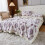 Hollow Taffeta Lambswool Blanket Purple 1pc 1