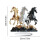 Acrylic Horse Figurine Decorative Ornament with Base 6