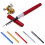 Mini Portable Fish-Shaped Spinning Rod Aluminum Alloy 3