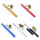 Mini Portable Fish-Shaped Spinning Rod Aluminum Alloy 4