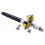 Mini Portable Fish-Shaped Spinning Rod Aluminum Alloy 5