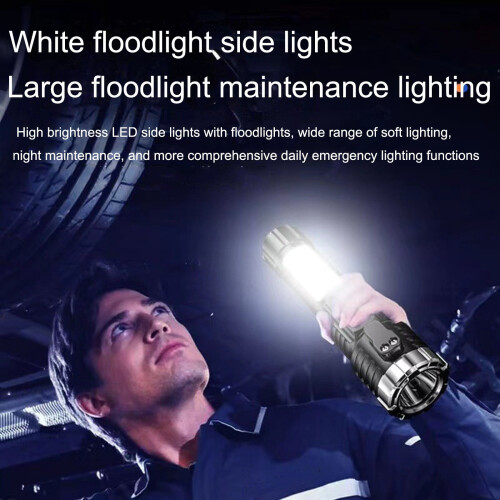 Emergency Window Breaker Flashlight 4-in-1 1