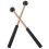 MUSEYA Wooden Rubber Drumsticks Ergonomic Handle Black 1 3