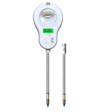 6in1 Soil Moisture Tester Temperature/PH/Humidity/Moisture/Sunlight/Fertility 2 Pack Detachable Probe with LCD
