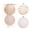Boules de Noël en velours, 10 cm, lot de 2 2