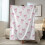 Pink Bow Flannel Throw Blanket 27x39 inches 4