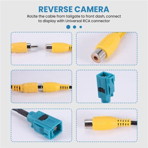 Car Rear View Camera BackUp Reverse Camera for - C-Class W204 2007-2014 Compatible with Factory Screen