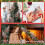 Red Berry and Pine Artificial Holly Stems 12 inch 4