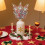 Red Berry and Pine Artificial Holly Stems 12 inch 6