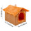 Foldable Soft Dog House with Cushion for Small to Large 3