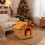 Foldable Soft Dog House with Cushion for Small to Large 4