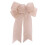 Christmas Tree Topper Bow Beige Linen 10x7.5 Inch 1