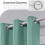 Blackout Curtains Blue Grommet Panel 39.37"W x 78.75"L 7