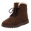 Women's Suede Snow Boots with Furry Lining Size 9.5 1