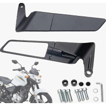 Ensemble de rétroviseurs pour moto, rétroviseurs pivotants et réglables à 360, rétroviseurs latéraux arrière discrets.