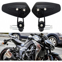 Espejos retrovisores para motocicleta compatibles con 7/8 pulgadas 22 mm Espejo retrovisor de extremo de manillar Espejo retrovisor compatible con GR
