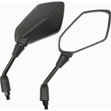 Motorcycle mirrors E57 approved motorbike rear view mirrorsM10 thread 360 swivelling clear view Compatible ATV/scooter/moped//e-bike British Design