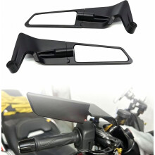 Compatible Adjustable Motorcycle Handlebar Rearview Mirrors,Motorcycle Side Mirrors, Stealth Wind Side Mirrors Compatible Z650 Z900 Z1000 Duke 390 79