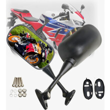 Rétroviseur de moto de course, rotatif à 360, compatible avec GT125R/250R/650R/650S, CBR600RR/600 F4, F4I/1000RR/250R Ni